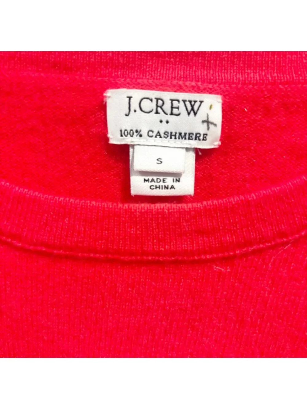 J. Crew 100% Cashmere Crewneck Sweater Size Small